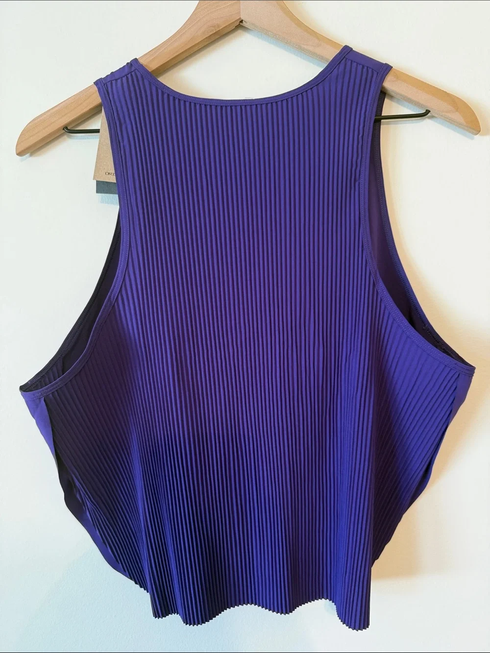 Nike Purple Women’s Athletic Tank Top with White Swooshes